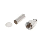 Conector de Placa Coaxial RF em Ângulo Reto 2 em 1 TS9 / CRC9 Macho para RG174 / 178 / 316 LMR100