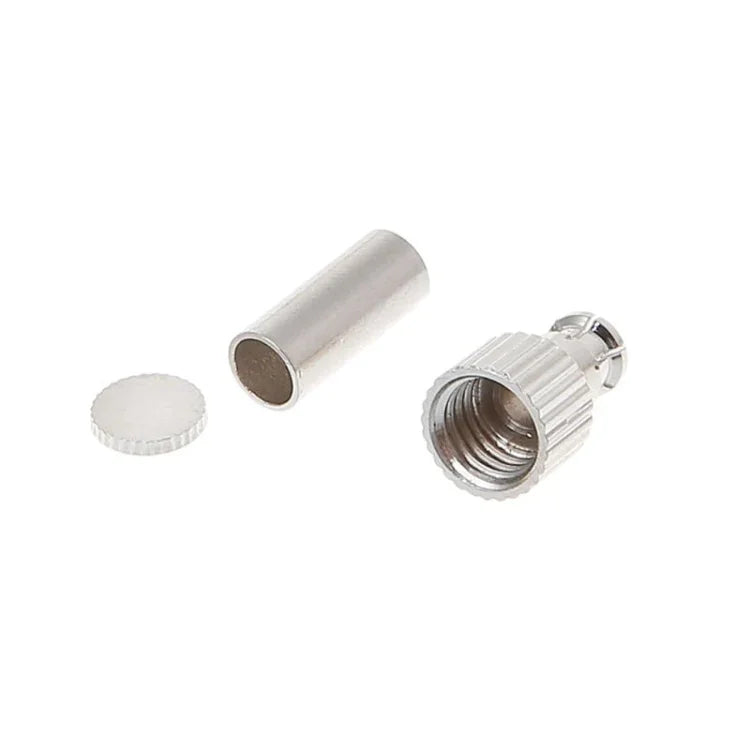 Conector de Placa Coaxial RF em Ângulo Reto 2 em 1 TS9 / CRC9 Macho para RG174 / 178 / 316 LMR100