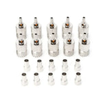 10 Conjuntos de Adaptadores RF Coaxiais Conector UHF Fêmea Crimpado para Cabo 5mm RG58 RG142 / 3D-FB