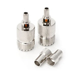 10 Conjuntos de Adaptadores RF Coaxiais Conector UHF Fêmea Crimpado para Cabo 5mm RG58 RG142 / 3D-FB
