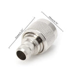 1 Conjunto de Adaptador Conversor RF Coaxial Plug N para Cabo LMR400 RG8