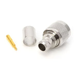 1 Conjunto de Adaptador Conversor RF Coaxial Plug N para Cabo LMR400 RG8