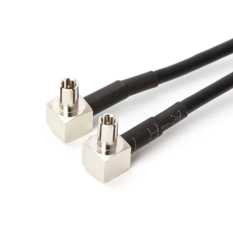 Extensão de Cabo de Ligação RG174 SMA Fêmea para 2 x TS9 Macho, Comprimento: 15cm, SMA Fêmea para 2 x TS9 Macho 15cm