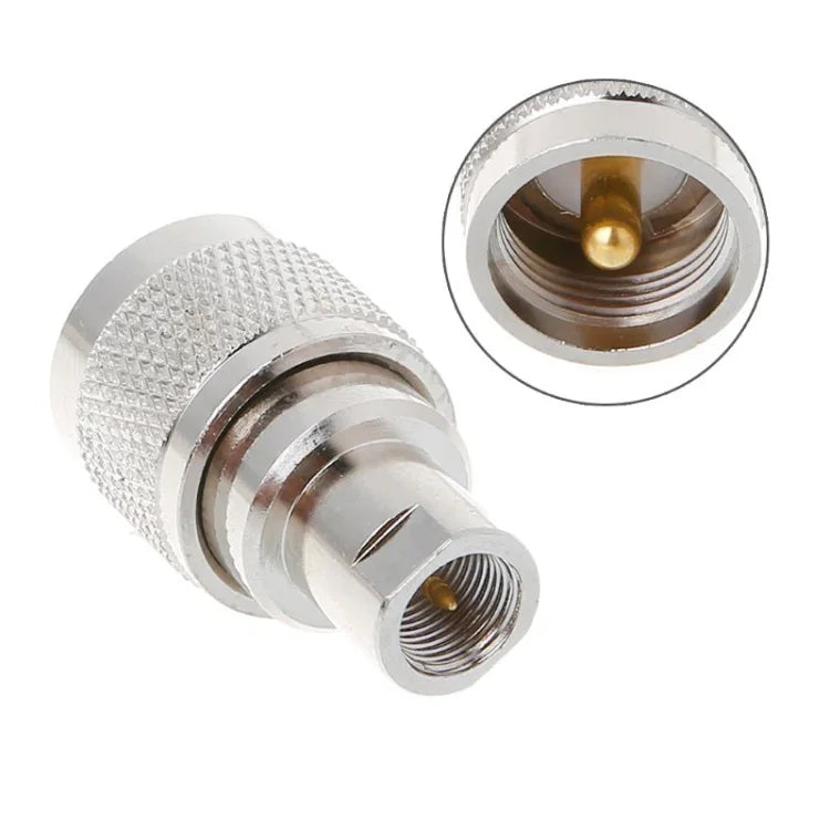 Adaptador de Conector FMEJ/UHFJ FME Macho para UHF Macho