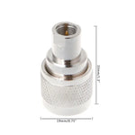 Adaptador de Conector FMEJ/UHFJ FME Macho para UHF Macho