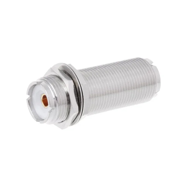 Adaptador de Conector UHFKKY UHF Fêmea para Fêmea, Versão de Extensão
