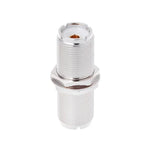 Adaptador de Conector UHFKKY UHF Fêmea para Fêmea, Versão de Extensão