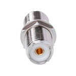 Adaptador de Conector UHFKKY UHF Fêmea para Fêmea, Versão de Extensão