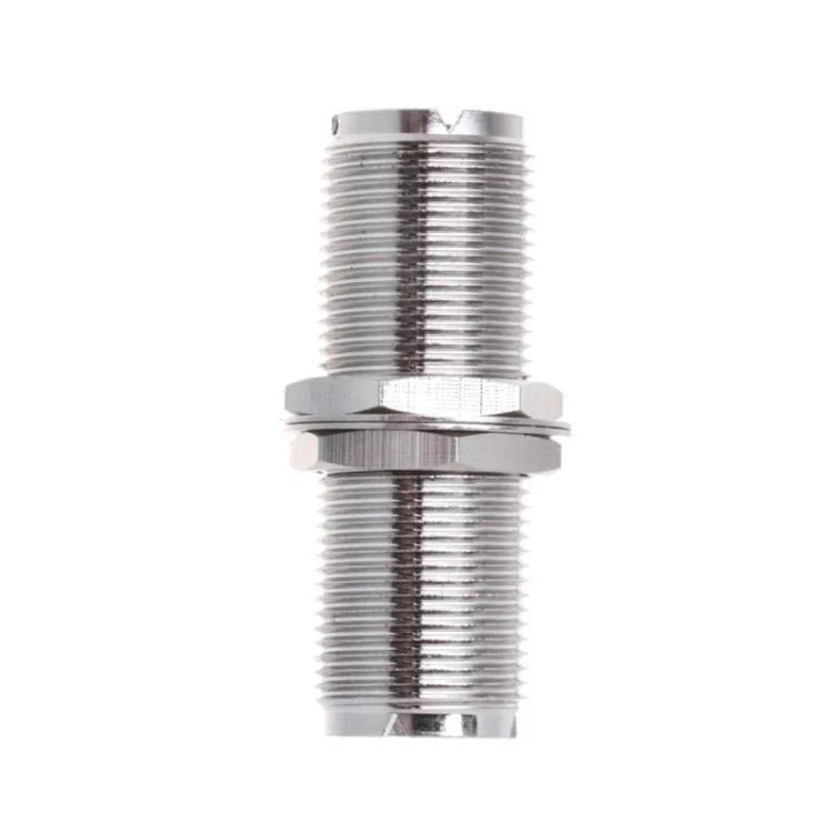 Adaptador de Conector UHFKKY UHF Fêmea para Fêmea, Versão de Extensão
