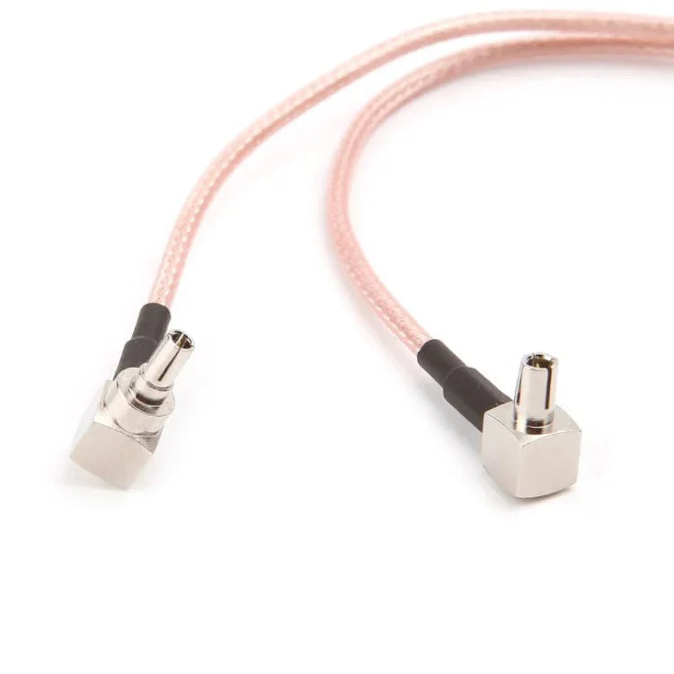 Extensão de Cabo Conector RG316 SMA Fêmea para CRC9-TS9, Comprimento: 15cm