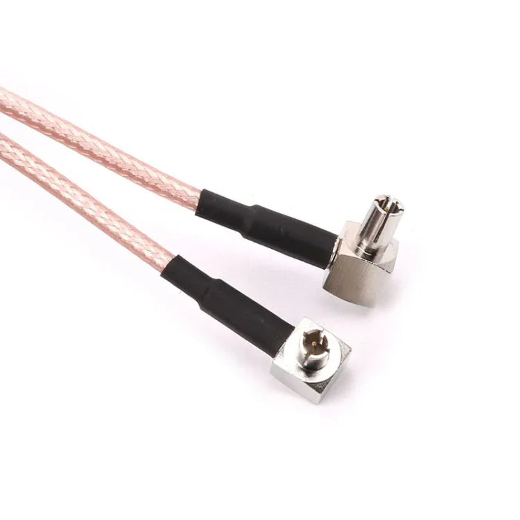 Cabo de Ligação Divisor Combinador Plug RG316 N Macho para 2xTS9 / 2xCRC9 Macho, Comprimento: 15cm