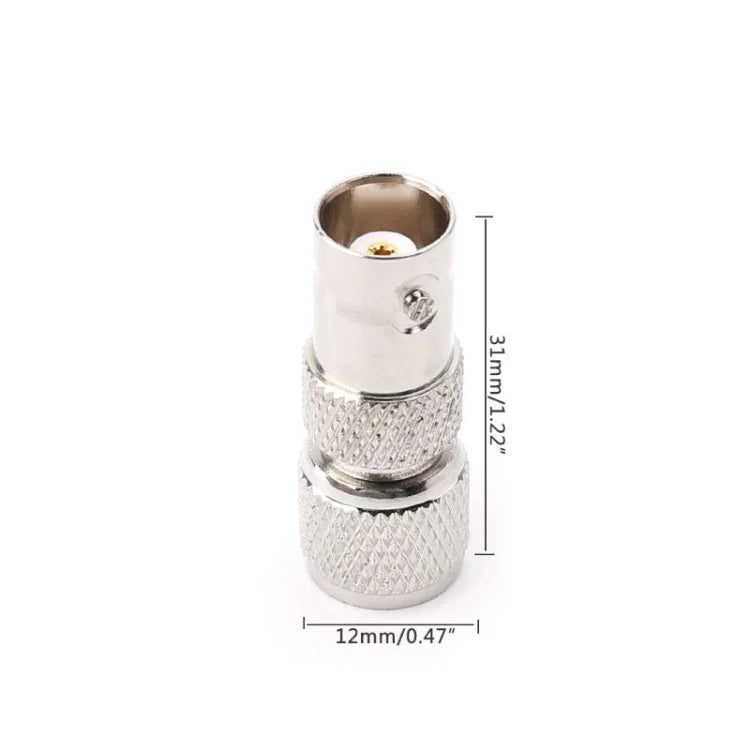 Adaptador de Conector BNC Fêmea para Mini UHF Macho