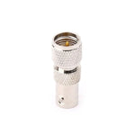 Adaptador de Conector BNC Fêmea para Mini UHF Macho