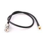 Cabo de Ligação RG58 UHF Fêmea para SMA Macho, Comprimento: 50cm, Comprimento: 50cm