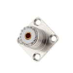 Adaptador de Tampa de Flange de Montagem em Painel Chassis UHF Fêmea SO239