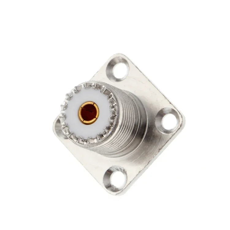 Adaptador de Tampa de Flange de Montagem em Painel Chassis UHF Fêmea SO239