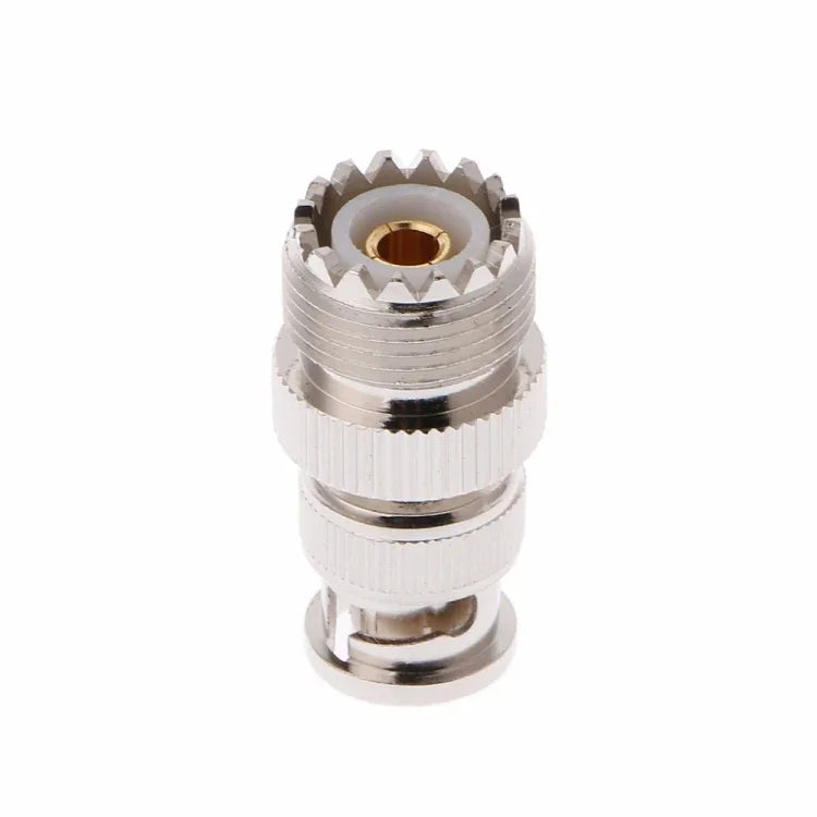 Adaptador RF Plug Macho BNC para UHF SO239 UHF SO239 PL-259 Jack Fêmea