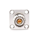 Adaptador de Conector RF UHF SO239 Fêmea para Fêmea com Montagem em Painel