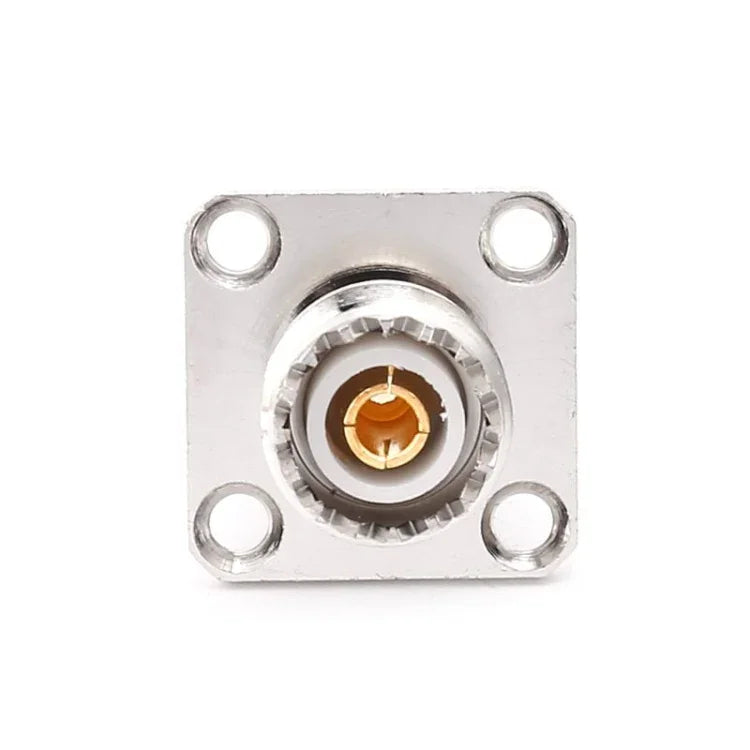 Adaptador de Conector RF UHF SO239 Fêmea para Fêmea com Montagem em Painel