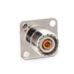 Adaptador de Conector RF UHF SO239 Fêmea para Fêmea com Montagem em Painel