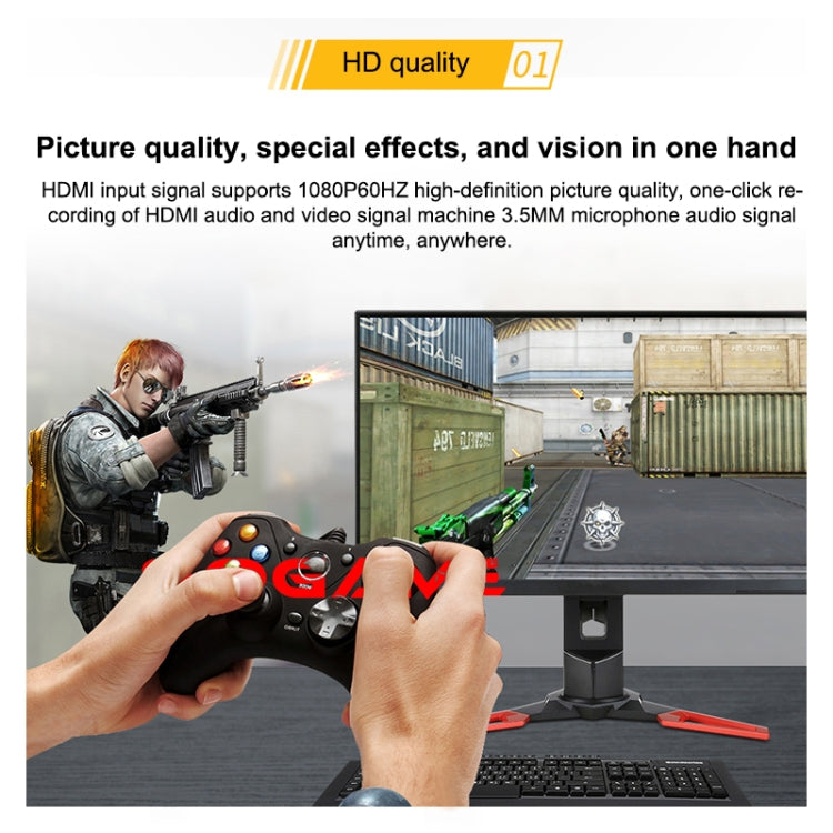 Placa de Captura de Vídeo HD EZCAP280H 1080P Gravador HDMI, EZCAP 280H