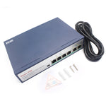 Comutador Ethernet Rápido ESCAM POE 4+2 6 Portas, 4 Portas POE 10/100M 120W, Distância de Transmissão: 150m, 6 Portas