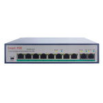 Switch Ethernet Rápida ESCAM POE 8+2 10-Portas 8-Portas POE 10/100M 120W, Distância de Transmissão: 150m, 10 Portas