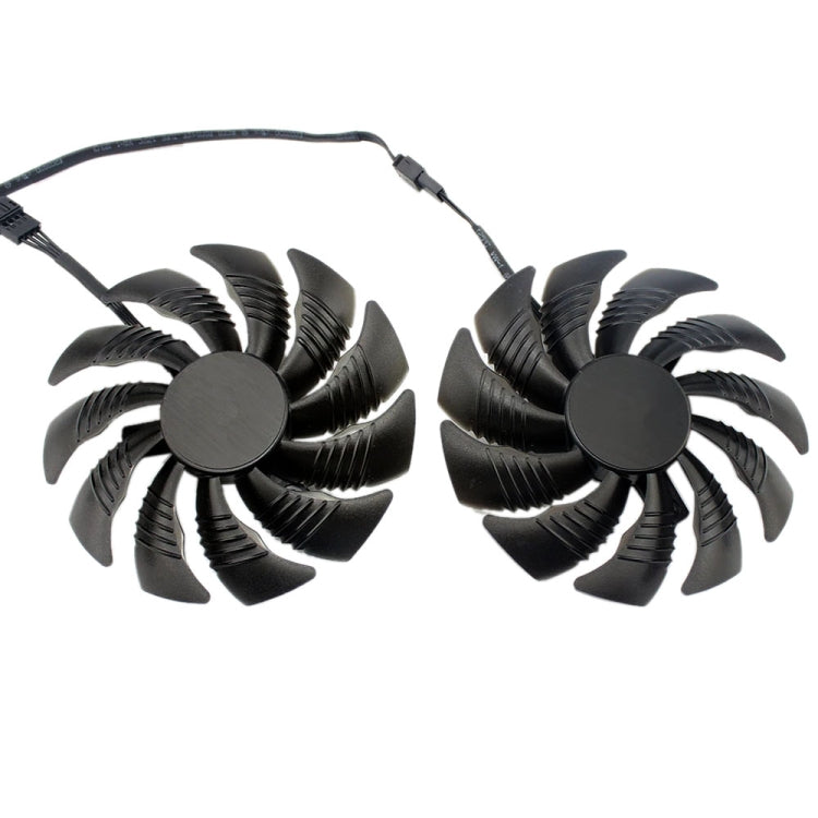1 par de ventoinhas de arrefecimento de 88MM com 4 pinos para placa gráfica de computador para Gigabyte GeForce GTX1060 1070 GTX1050ti GTX960 RX570 RX470