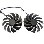 1 par de ventoinhas de arrefecimento de 88MM com 4 pinos para placa gráfica de computador para Gigabyte GeForce GTX1060 1070 GTX1050ti GTX960 RX570 RX470