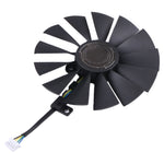 T129215SM Ventoinha de Refrigeração VGA de 95MM para Computador para Asus Strix RX470 O4G Gaming 4 Pinos 13 Lâminas