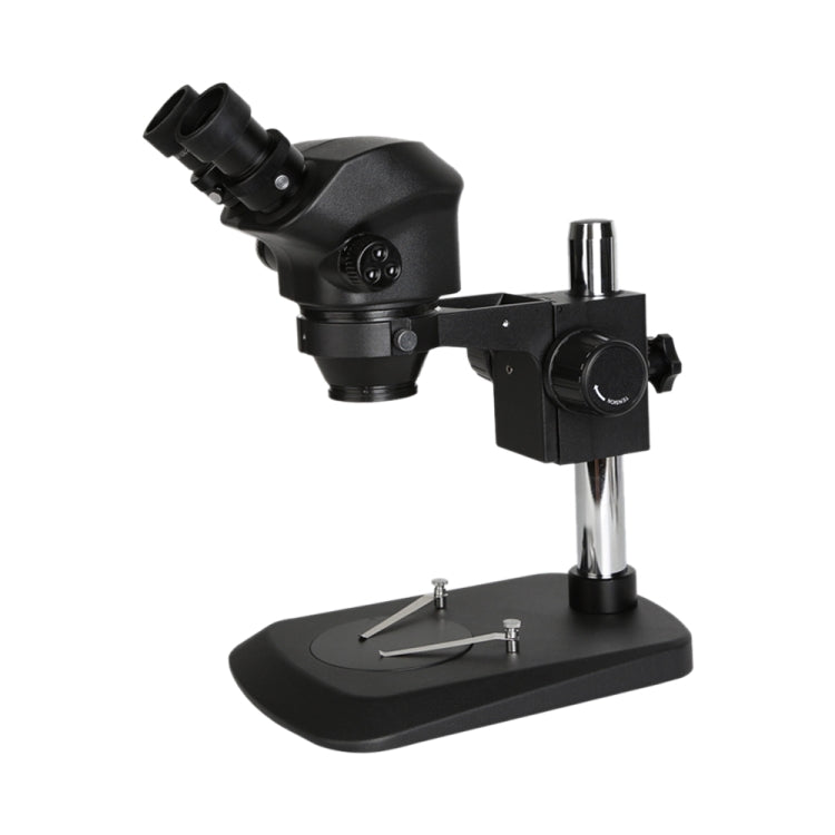 Microscópio Estéreo Binocular 0.7X-50X com Luz, 0.7X-50X (Preto), 0.7X-50X (Branco)