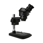Microscópio Estéreo Binocular 0.7X-50X com Luz, 0.7X-50X (Preto), 0.7X-50X (Branco)