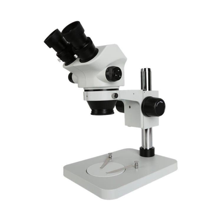 Microscópio Estéreo Binocular 0.7X-50X com Luz, 0.7X-50X (Preto), 0.7X-50X (Branco)