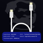MECHANIC Cabo de Dados USB Lightning de Transmissão de Alta Velocidade para Type-C para Type-C, Para Type-C para Type-C