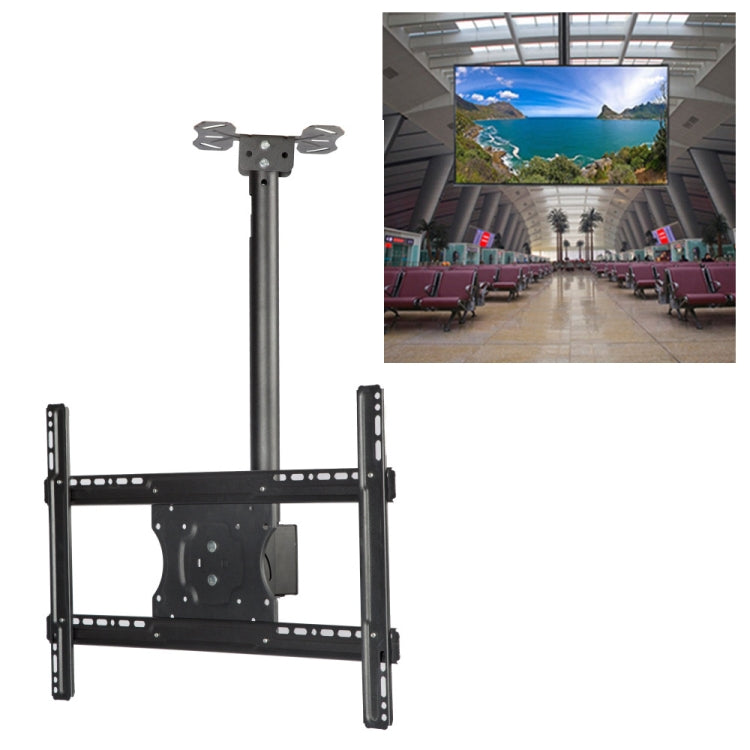 Suporte Universal de Parede e Teto para TV LCD de 32-65 polegadas com Altura e Ângulo Ajustáveis, Uso Duplo, Comprimento Retrátil: 2m, 2m
