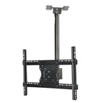 Suporte Universal de Parede e Teto para TV LCD de 32-65 polegadas com Altura e Ângulo Ajustáveis, Uso Duplo, Comprimento Retrátil: 2m, 2m