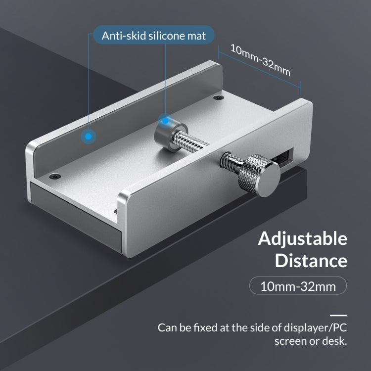 ORICO MH2AC-U3 Hub USB3.0 de 2 Portas com Clip e Leitor de Cartões SD