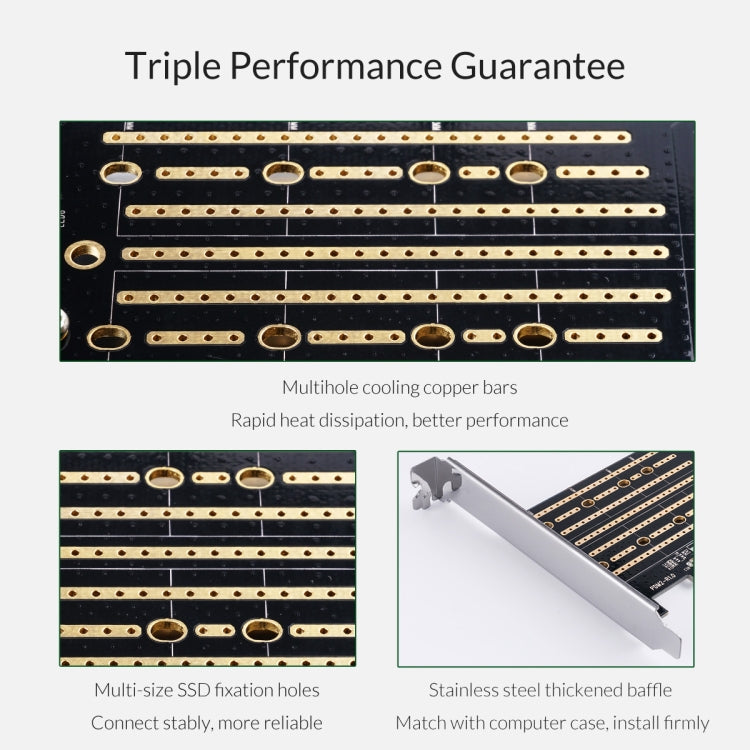 ORICO PDM2 M.2 NVME para PCI-E 3.0 X4 Placa de Expansão