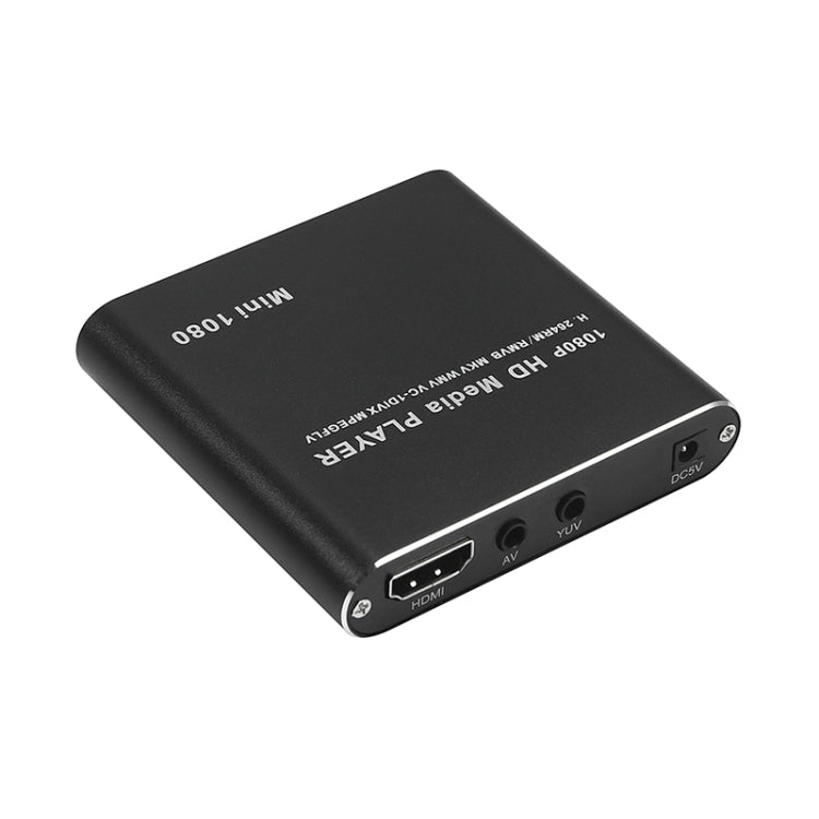 Leitor MINI USB HDD multimédia Full HD 1080P, leitor de cartões SD/MMC, EUA, UE, Reino Unido