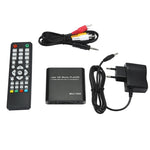 Leitor MINI USB HDD multimédia Full HD 1080P, leitor de cartões SD/MMC, EUA, UE, Reino Unido