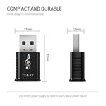 MSD168 Transmissor e receptor Bluetooth 2 em 1 Mini AUX estéreo 3,5mm Adaptador Bluetooth 5.0 sem fios para carro, TV, PC, MP3