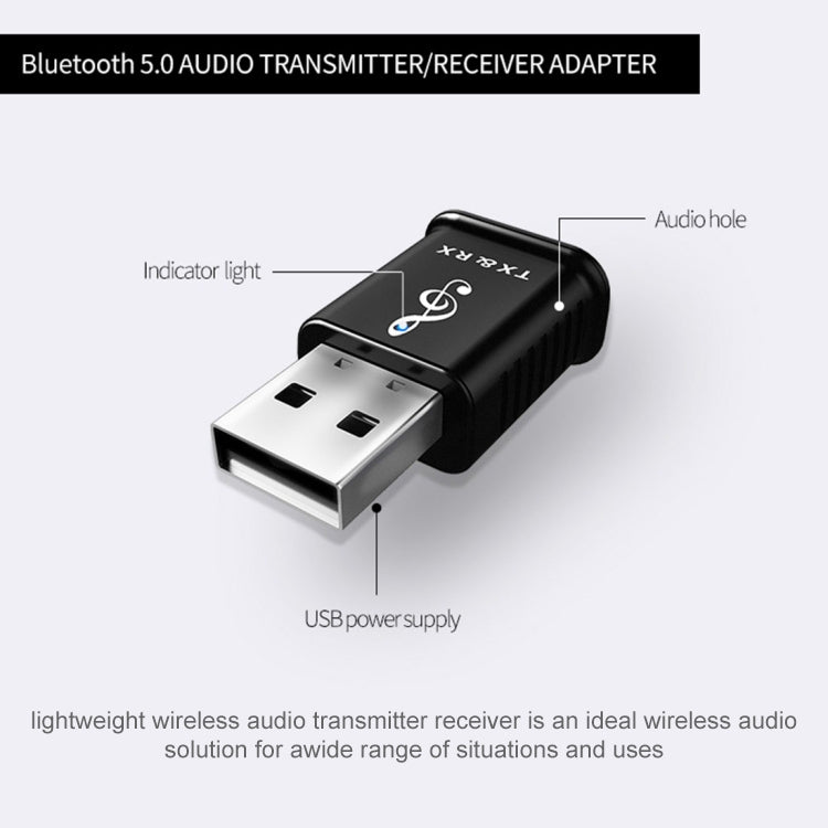 MSD168 Transmissor e receptor Bluetooth 2 em 1 Mini AUX estéreo 3,5mm Adaptador Bluetooth 5.0 sem fios para carro, TV, PC, MP3