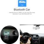 MSD168 Transmissor e receptor Bluetooth 2 em 1 Mini AUX estéreo 3,5mm Adaptador Bluetooth 5.0 sem fios para carro, TV, PC, MP3