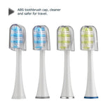 4 Unidades Cabeças de Escova de Substituição D903/D904 para Mornwel D01, Preto, Branco