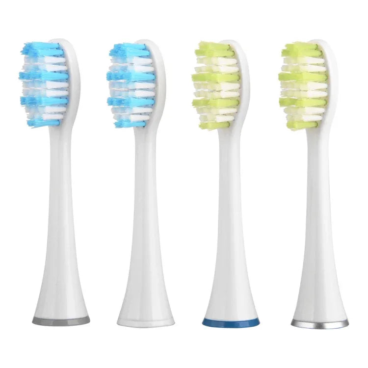 4 Unidades Cabeças de Escova de Substituição D903/D904 para Mornwel D01, Preto, Branco