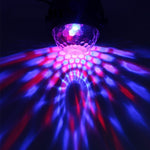YouOKLight YK2278 Iluminação de Festa DJ Ativada por Som 3W RBG Bola de Discoteca Estroboscópica Luz de Palco Par com 7 Modos, Sem Controlo Remoto