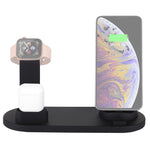 Base Rotativa de Carregamento Sem Fios HQ-UD15 com Suporte para Telemóveis / iWatches / AirPods (Prateado), Prateado (com carregamento sem fios), sem Carregamento Sem Fios Branco, sem Carregamento Sem Fios Preto, Branco (com carregamento sem fios)