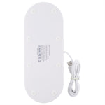 Base Rotativa de Carregamento Sem Fios HQ-UD15 com Suporte para Telemóveis / iWatches / AirPods (Prateado), Prateado (com carregamento sem fios), sem Carregamento Sem Fios Branco, sem Carregamento Sem Fios Preto, Branco (com carregamento sem fios)