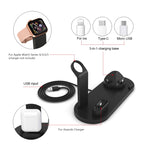 Base Rotativa de Carregamento Sem Fios HQ-UD15 com Suporte para Telemóveis / iWatches / AirPods (Prateado), Prateado (com carregamento sem fios), sem Carregamento Sem Fios Branco, sem Carregamento Sem Fios Preto, Branco (com carregamento sem fios)