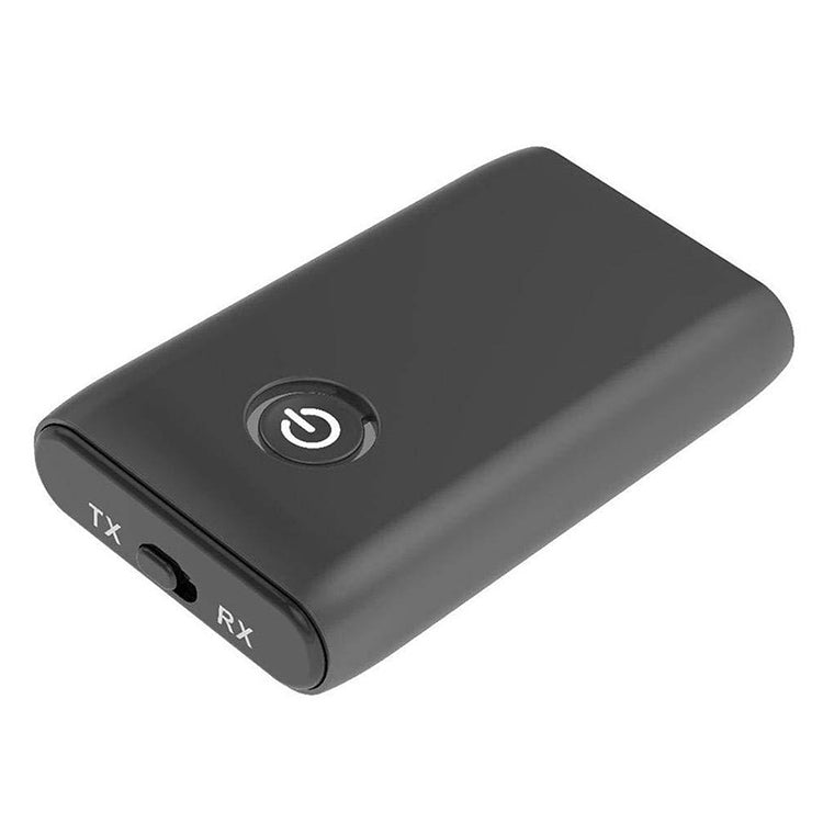 Adaptador Bluetooth B10S 5.0 Transmissor e Receptor Bluetooth 2 em 1, preto